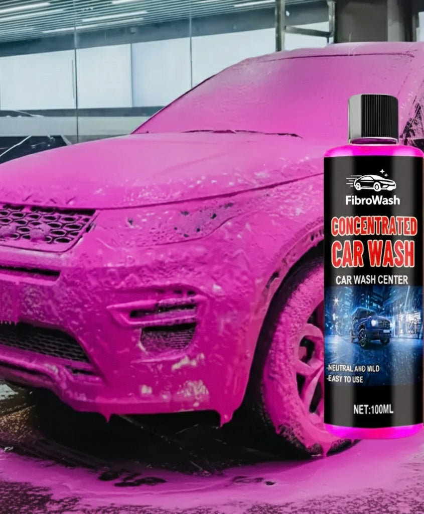 Spuma roz pentru masina 100ml FibroWash